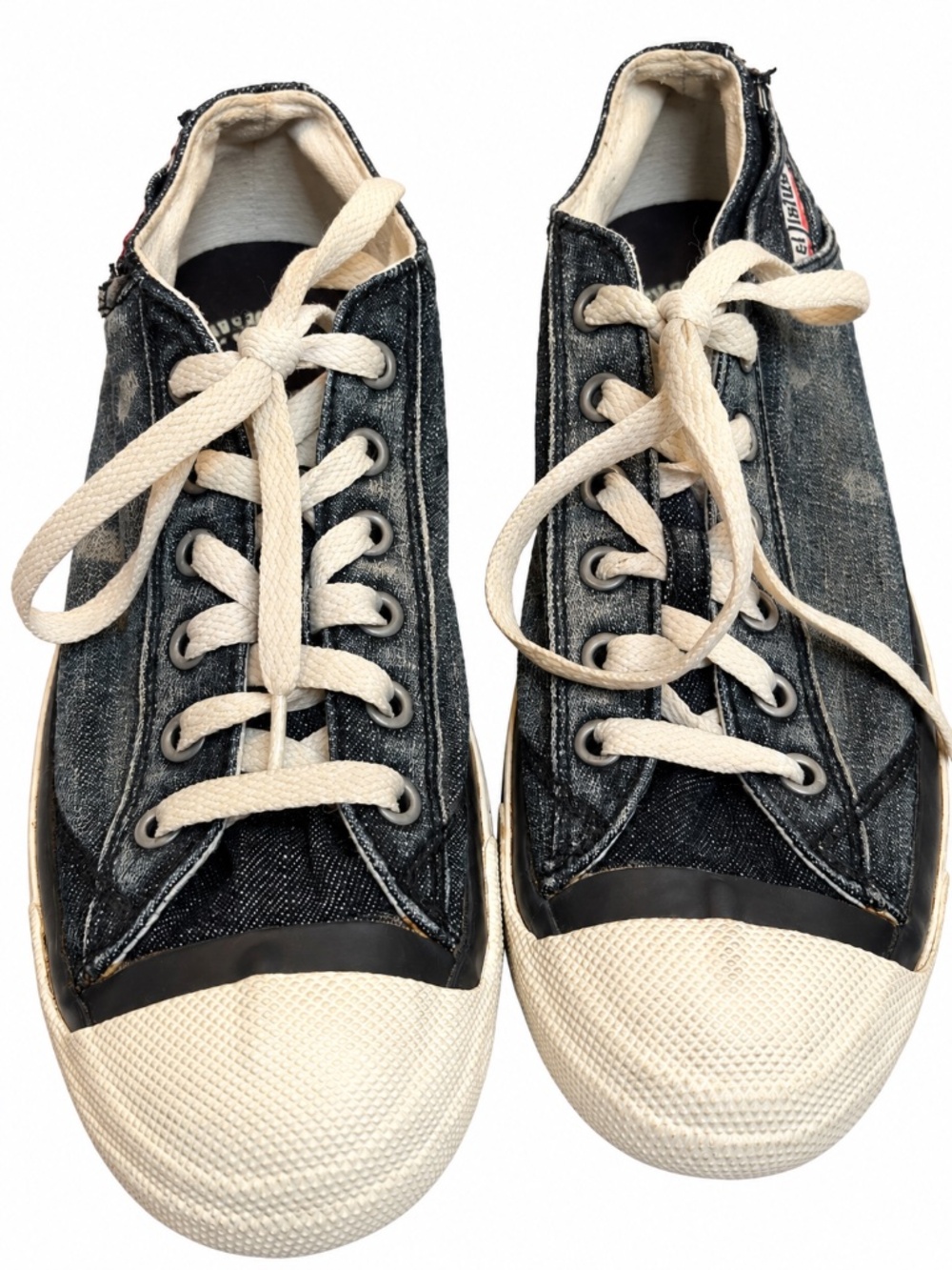 Diesel Magnete Exposure Low Women's Denim Sneakers - Picture 3 of 12